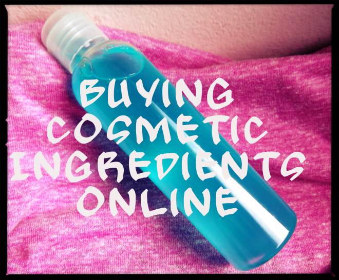 Buying Cosmetic Ingredients Online