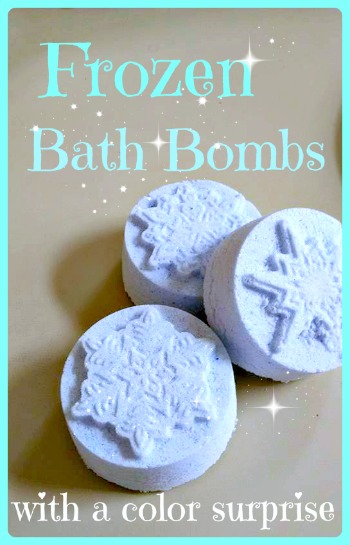 Frozen Bath Bombs DIY